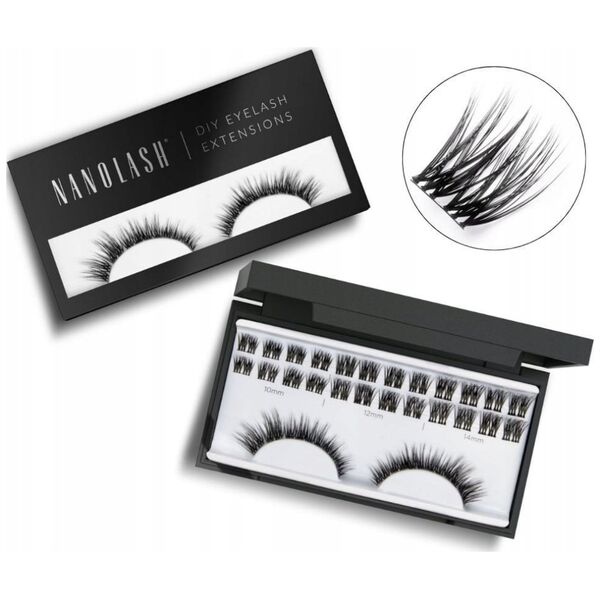 NANOLASH_Eyelash sztuczne rzęsy w kępkach Heartbreaker 36szt.