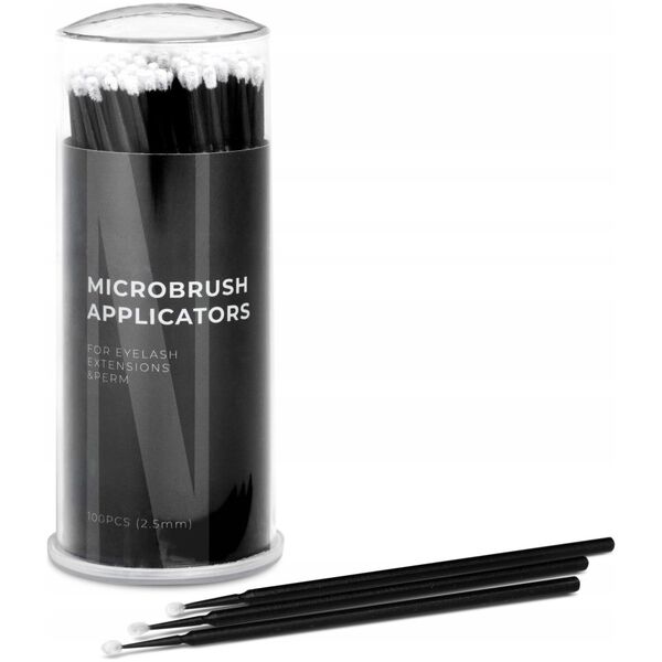 NANOLASH_Microbrush mikro aplikatory do rzęs 2,5mm 100szt.