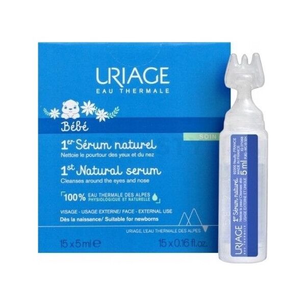 URIAGE_Bebe 1st Natural Serum oczyszczające serum do twarzy dla dzieci 15x5ml