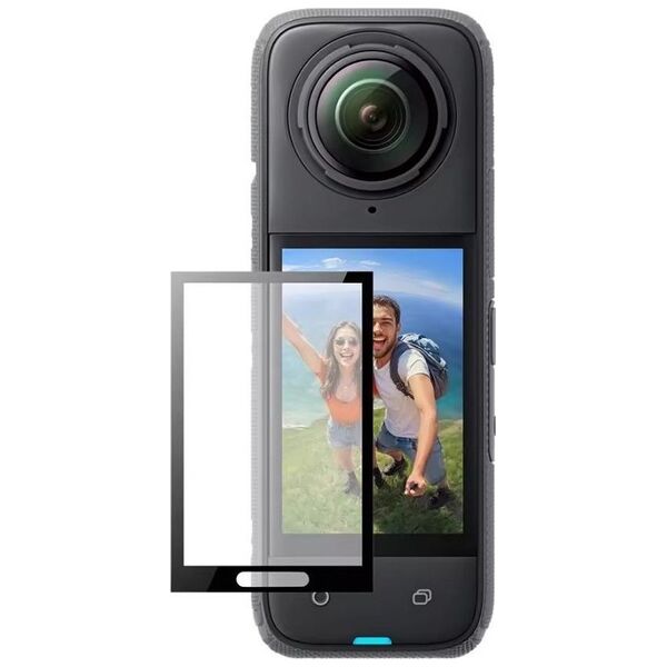 Osłona na obiektyw Telesin Szkło Hartowane Osłona Ochrona Na Ekran Lcd Do Insta 360 Insta360 X4 / X 4 / Telesin / S6-flm-04-tis