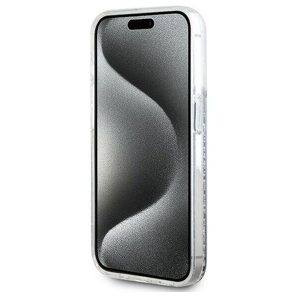 Original Case IPHONE 14 PRO MAX Karl Lagerfeld Hardcase Liquid Glitter Choupette Head MagSafe (KLHMP14XLGCHSGH) transparent 3666339285715