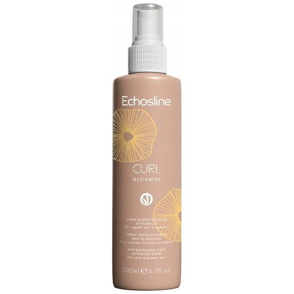 ECHOSLINE_Curl aktywator skrętu do włosów kręconych i falowanych w sprayu 200ml