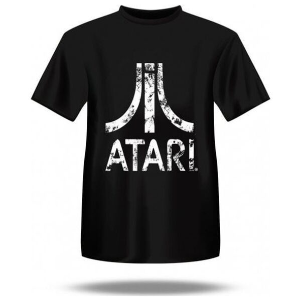 Puma Koszulka męska z białym logo ATARI / Czarna / XL