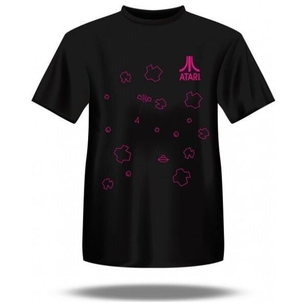 Puma Koszulka męska ATARI z asteroidami / Czarna / XL