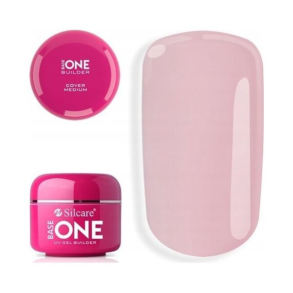 SILCARE_UV Base One Cover Medium żel do paznokci 50g