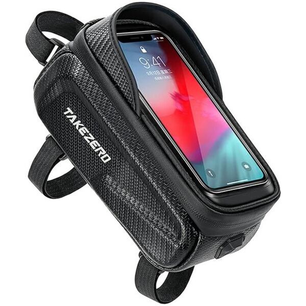WildMan Etui/uchwyt rowerowy TAKEZERO TZ01 sakwa na ramę czarny/black