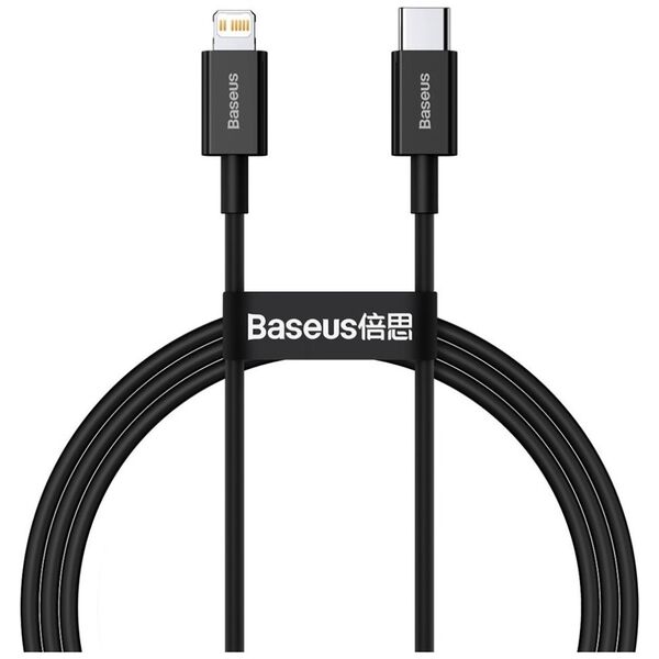 Kabel USB Baseus USB-C - Lightning 1 m Czarny (BSU2666BLK)