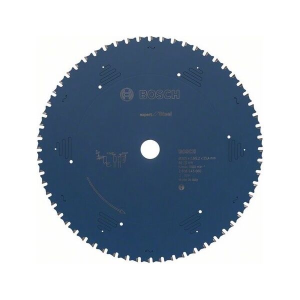 Bosch Tarcza pilarska Expert for steel 305 x 25,4mm 60 zębów (2608643060)