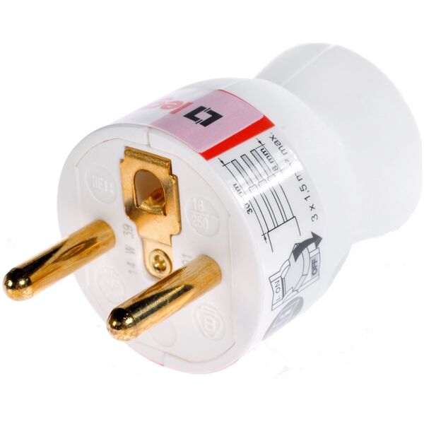 Legrand Wtyczka przenośna 2P+Z 16A biała (50100)