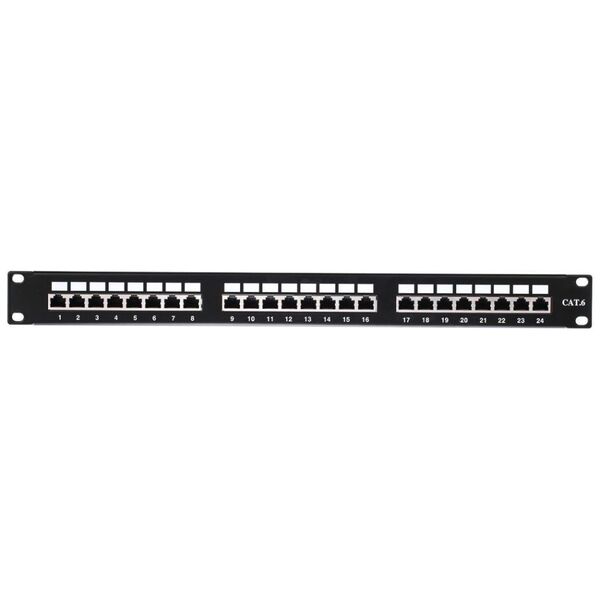 NetRack Patch panel 19'' 24-porty Kat. 6 FTP (104-07)