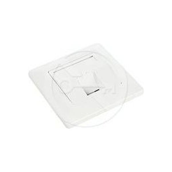 Solarix Modularne gniazdko 1 port pod tynk białe (SX9-1-0-WH)