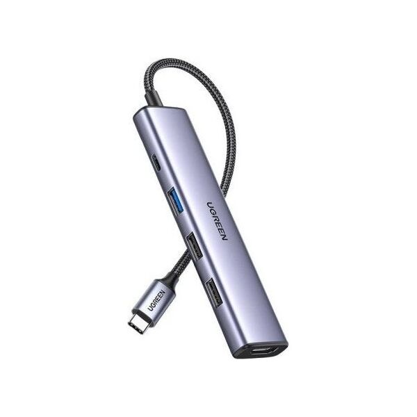 HUB USB Ugreen CM478 1x HDMI  + 3x USB-A 2.0 3.0 (15495)