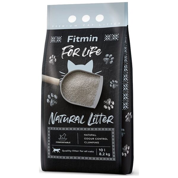 Żwirek dla kota Fitmin  Natural Plus Naturalny 10 l
