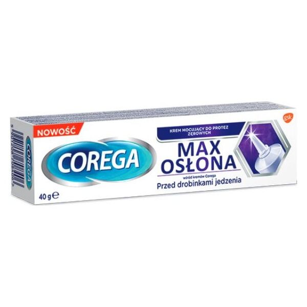 Corega  Osłona krem mocujący do protez zębowych 40g (5901208708406)