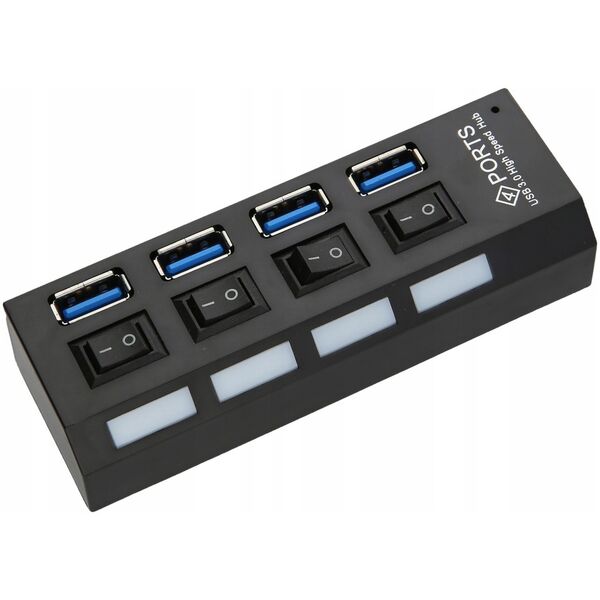 HUB USB Pawonik 4x USB-A 3.0 (HUB-USB3.0-1/4)