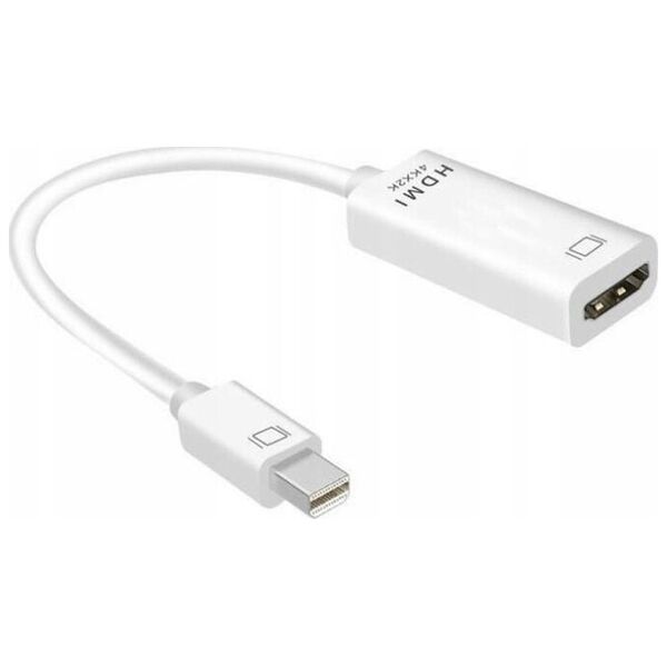 Adapter AV Pawonik DisplayPort Mini - HDMI biały (JL-MD1001K)