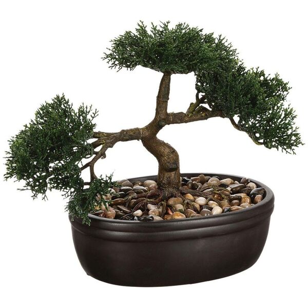 Atmosphera Drzewko bonsai w czarnej doniczce 23 cm