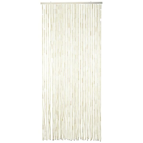 vidaXL H&S Collection Kurtyna na drzwi, 90x200 cm, sorgo, naturalna