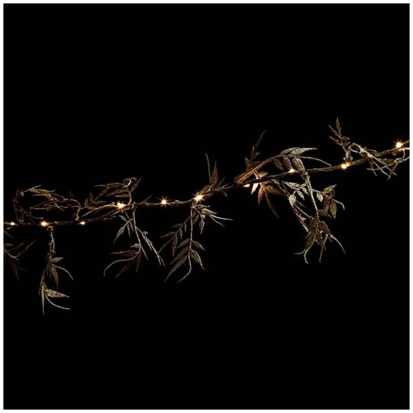 Lampki choinkowe Fééric Lights and Christmas Girlanda świetlna wewnętrzna z roślinnym motywem, 25 LED