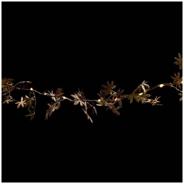 Lampki choinkowe Fééric Lights and Christmas Girlanda świetlna wewnętrzna z roślinnym motywem, 25 LED