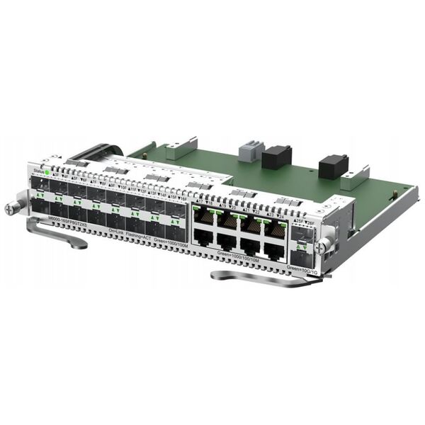 Reyee Zarządzalny Moduł Reyee | L3 | 16 portów SFP 1Gbit + 8 portów 1Gbit + 2 porty Uplink SFP+ LC 10Gbit | Do switcha modularnego RG-NBS6002