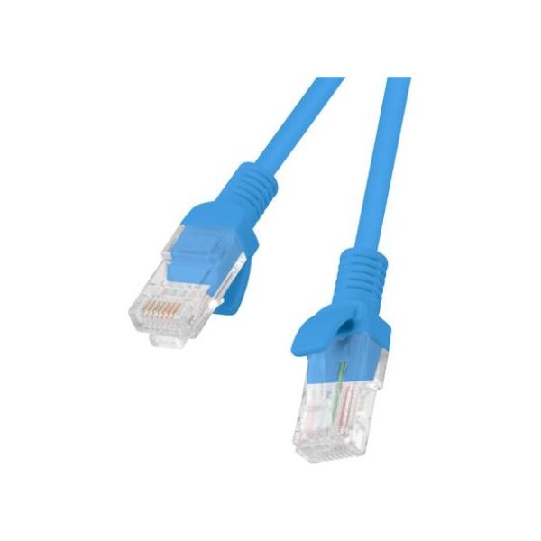 Lanberg Patchcord, Cat6, nieekranowany, 10m, niebieski (PCU6-10CC-1000-B)