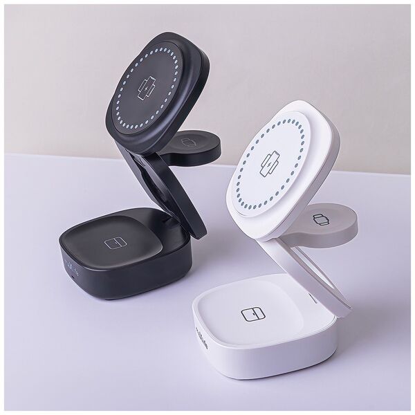 Maxlife MXWC-06 magnetic wireless charger 15W white 3in1 5907457780149