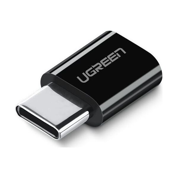Adapter USB Ugreen USB-C - microUSB Czarny  (ugreen_20200302153633)