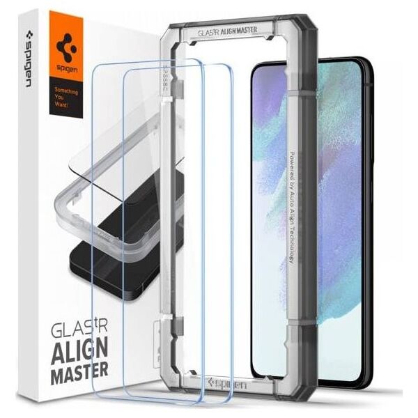 Spigen SZKŁO HARTOWANE SPIGEN ALM GLAS.TR 2-PACK GALAXY S21 FE