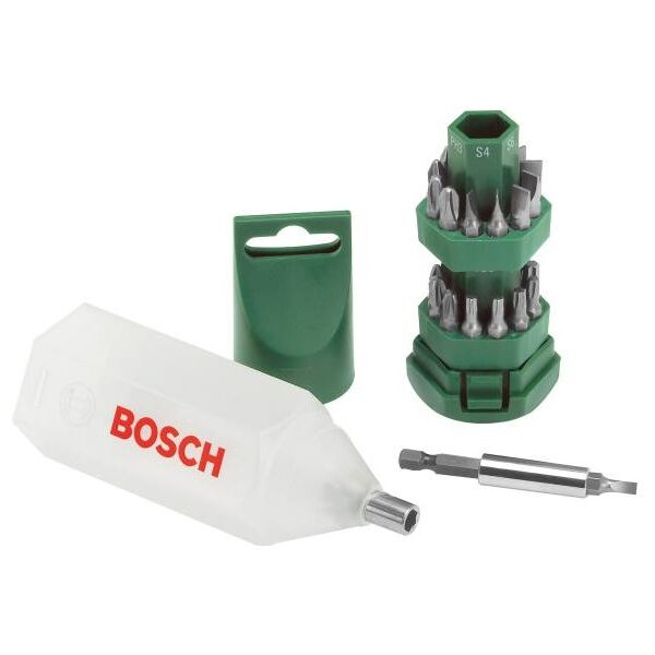 Bosch Zestaw bitów PH, PZ, Torx, Płaskie 25szt. - 2607019503