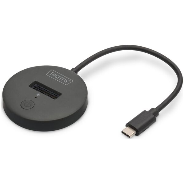 Stacja dokująca Digitus Stacja dokujšca do SSD M.2 NVMe/SATA USB-C 3.2 Gen2 10Gbps maks. 4 TB czarna