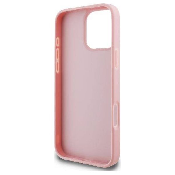 Original Case IPHONE 16 PRO Guess Hardcase Fixed Glitter Big 4G (GUHCP16LHG4SGP) pink 3666339328542