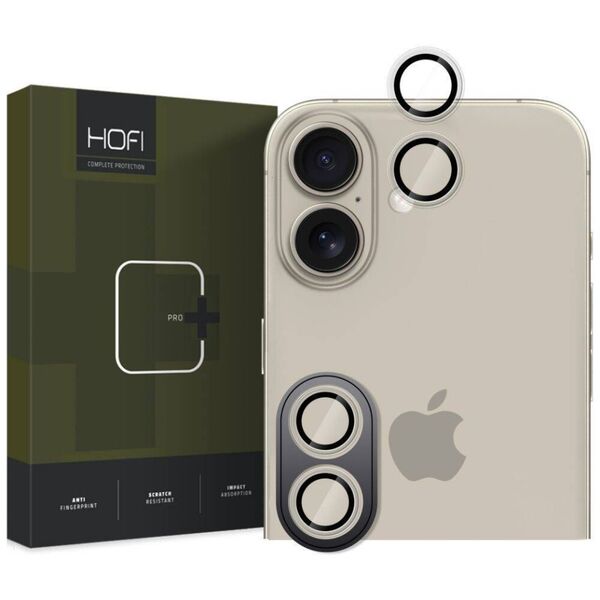 Camera Cover IPHONE 16 / IPHONE 16 PLUS HOFI CamRing Pro+ Clear 5906302311026
