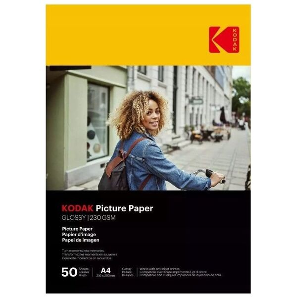 Kodak Papier Fotograficzny Foto Kodak 50 szt. A4 / 230g / 21x30cm / CAT 9891-267