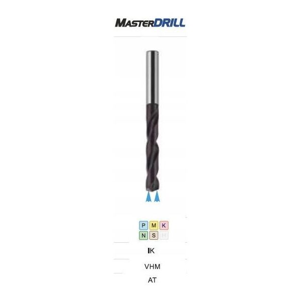 Wiertło Fanar WIERTLO WEGLIK FI  7,00  53/91MM  5xD HA8 VHM AT IK MASTERDRILL*** DIN 6537