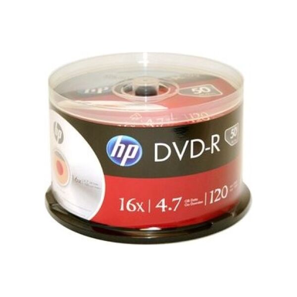 HP DVD-R 4.7 GB 16x 50 sztuk (HP1650S-)