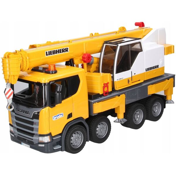 Bruder Pojazd Scania Super 560R Ciężarówka z dźwigiem