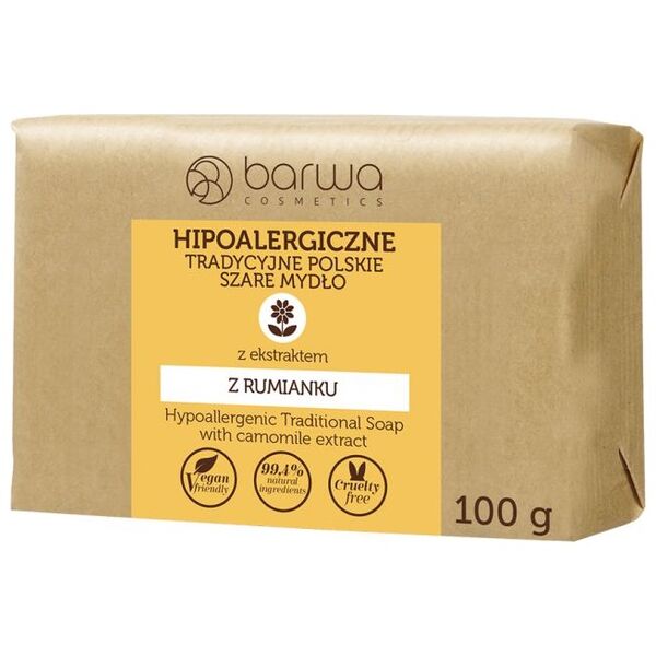 Barwa Mydło w kostce szare Rumianek 100g