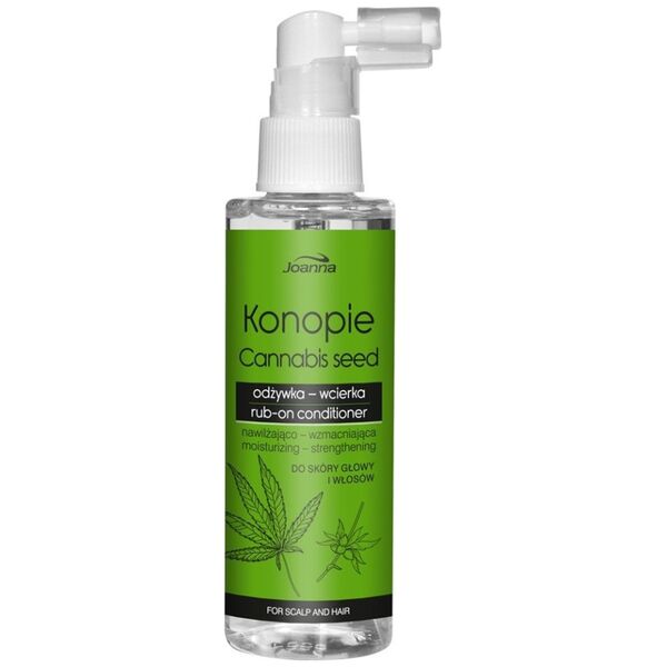 Joanna Konopie nawilżająco-wzmacniająca odżywka-wcierka do skóry głowy i włosów 100ml