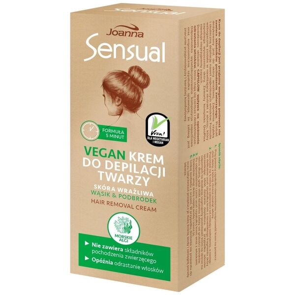 Joanna Krem do depilacji twarzy Sensual Vegan 20g