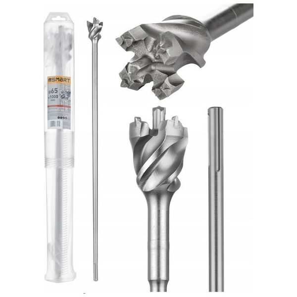 Wiertło Smart wiertło przebiciowe sds max 65x1000 SM-18-P651000