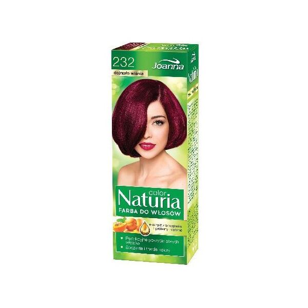 Joanna Naturia Color Farba do włosów nr 232-dojrzała wiśnia 150 g
