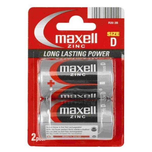 Maxell Bateria D / R20 2 szt.
