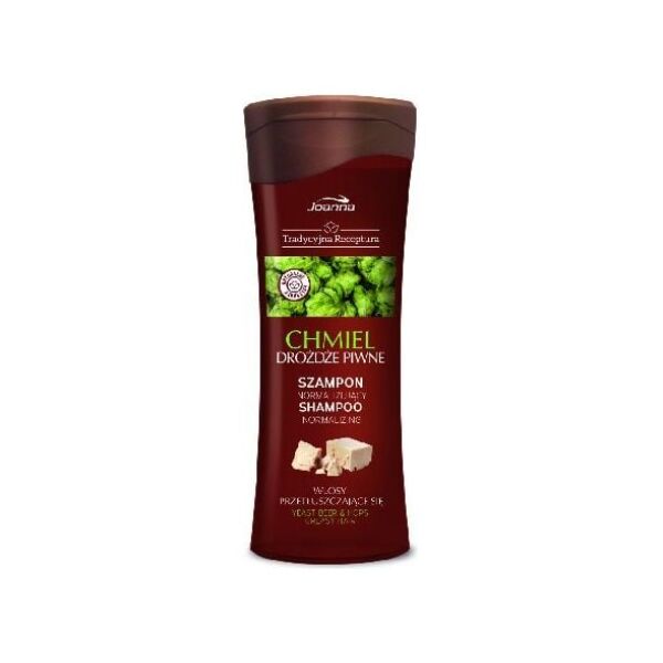 Joanna Tradycyjna Receptura Szampon do włosów normalizujący Chmiel i Drożdże Piwne 300ml - 521612
