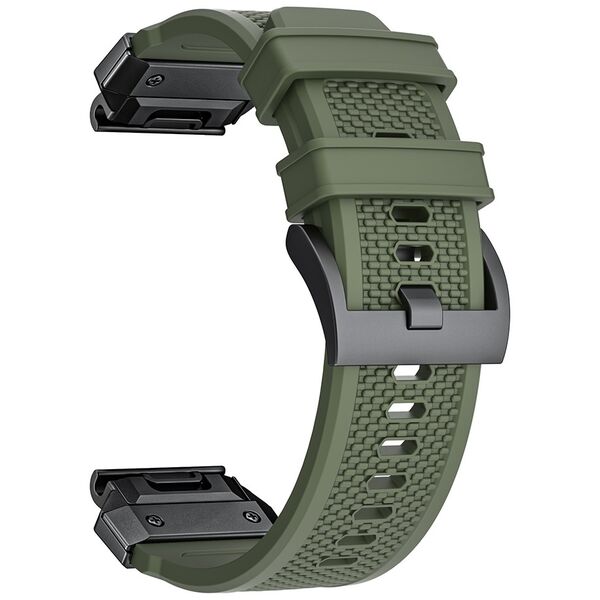 Techsuit Strap for Garmin Fenix 3/3 HR/5X/5X Plus/6X/6X Pro/7X/7X/7X Pro Solar - Techsuit Watchband QuickFit 26mm (W068) - Orange / Black 5949419247567 έως 12 άτοκες Δόσεις