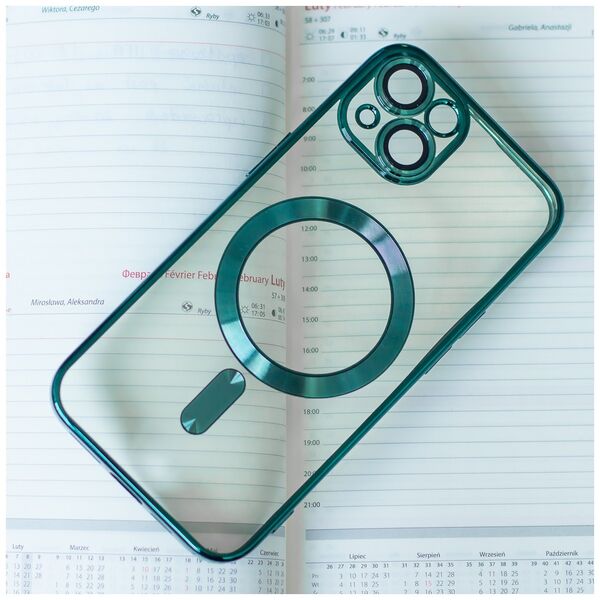 Color Chrome Mag case for iPhone 16 Pro 6,3&quot; green 5907457787957
