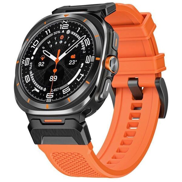 Strap for SAMSUNG GALAXY WATCH ULTRA (47MM) Tech-Protect Delta Pro orange 5906302376391