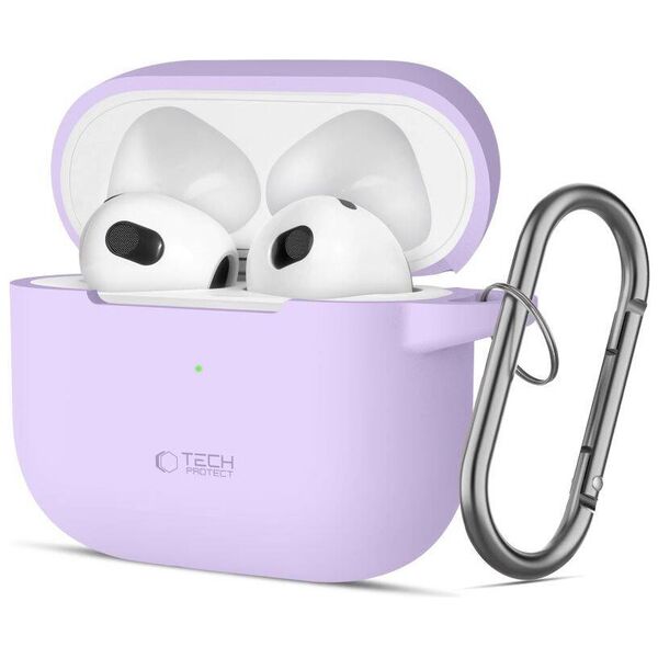 Case APPLE AIRPODS 3 Tech-Protect Silicone lavender 5906302375080