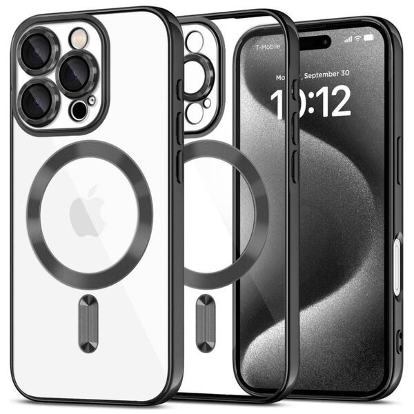 Case IPHONE 16 PRO MAX Tech-Protect MagFlex MagSafe Shiny black 5906302311378