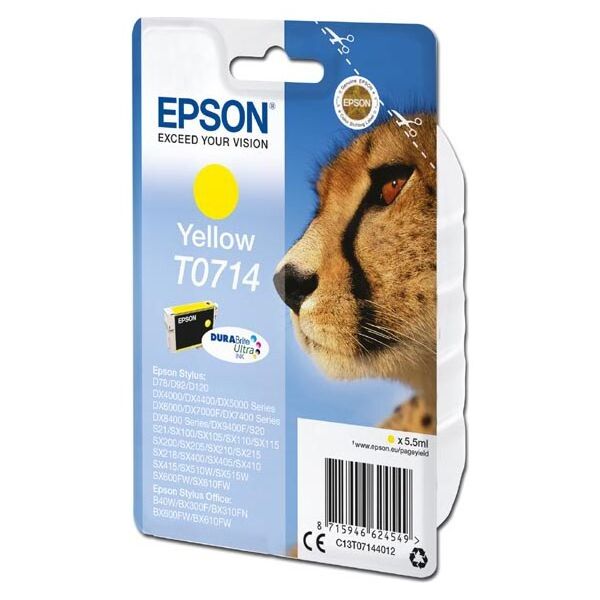 Tusz Epson oryginalny tusz, yellow (C13T07144012)